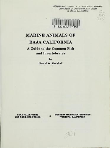 Marine Animals of Baja California