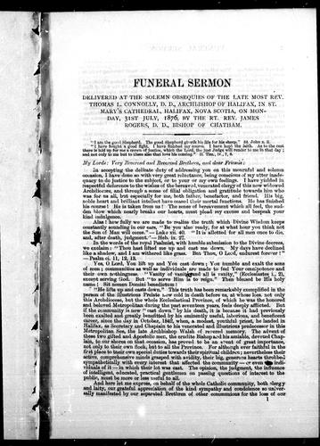 Funeral Sermon