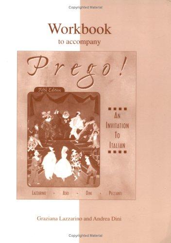 Workbook to accompany Prego!