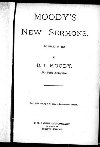 Moody's New Sermons