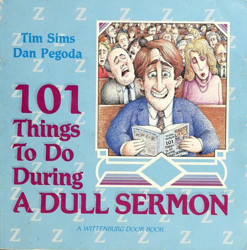 101 Things to Do During a Dull Sermon