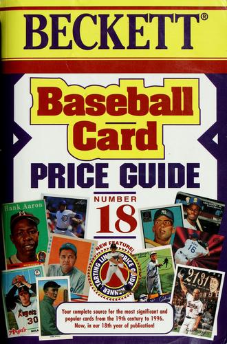 Beckett Baseball Card Price Guide
