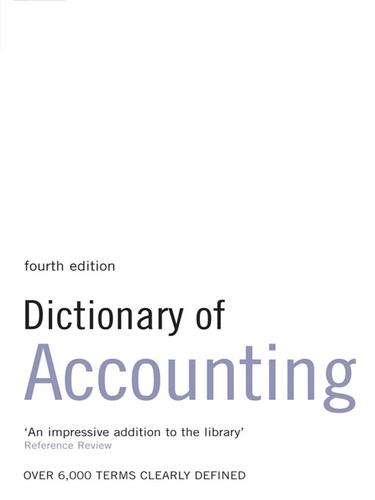 Dictionary of Accounting
