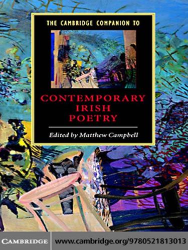 The Cambridge Companion to Contemporary Irish Poetry