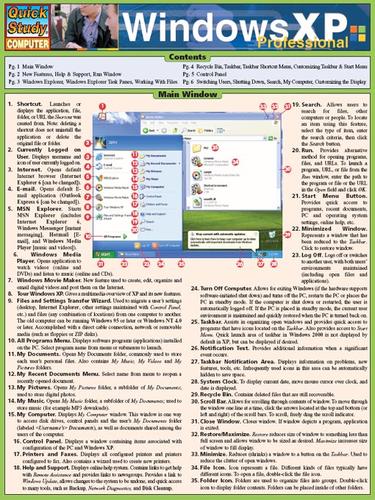 QuickStudy - Windows XP Professional
