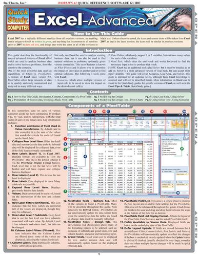 QuickStudy - Excel Advanced