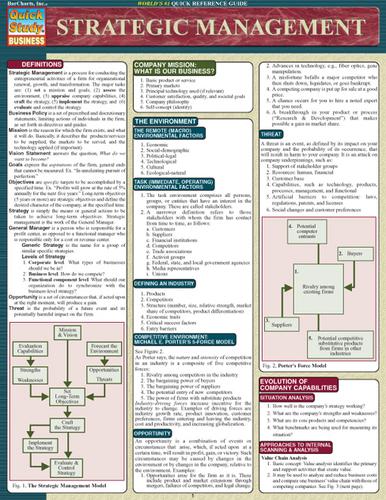QuickStudy - Strategic Management
