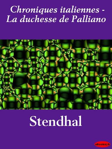 Chroniques italiennes - La duchesse de Palliano