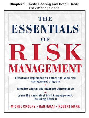 Credit Scoring and Retail Credit Risk Management