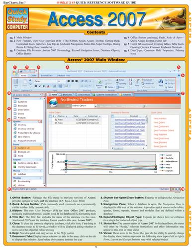 QuickStudy - Access 2007