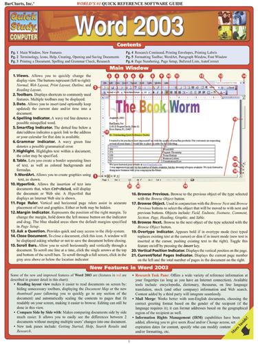 QuickStudy - Word 2003