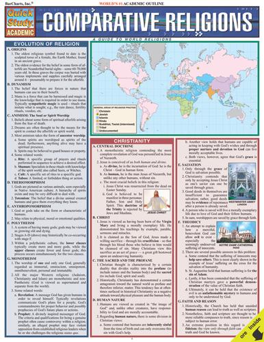 QuickStudy - Comparative Religions
