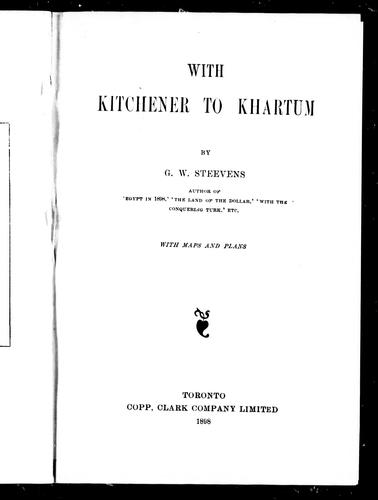 With Kitchener to Khartum