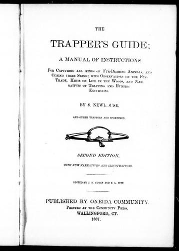 The Trapper's Guide: A Manual of Instructions