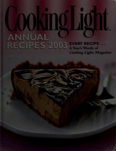 Cooking light annual recipes 2003