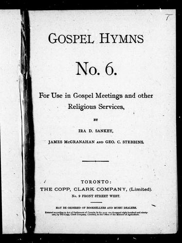 Gospel Hymns No. 6