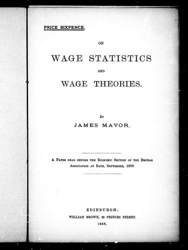 On Wage Statistics and Wage Theories