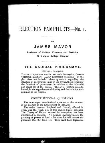 The Radical Programme