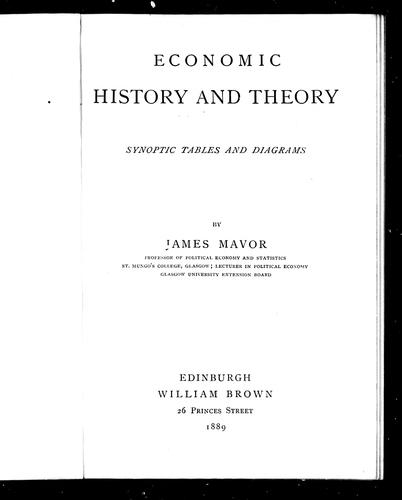 Economic History and Theory