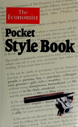 The Economist Pocket Style Book