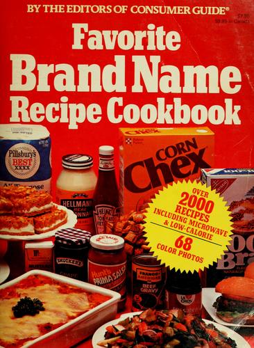 Favorite Brand Name Recipe Cookbook