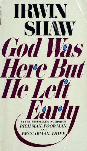 God was here but he left early