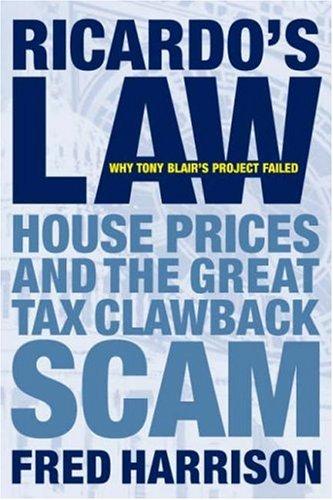 RICARDO'S LAW: HOUSE PRICES AND THE GREAT TAX CLAWBACK SCAM