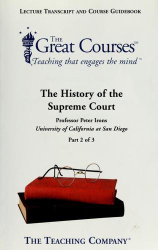 The History of the Supreme Court