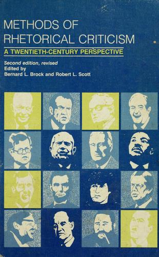 Methods of Rhetorical Criticism