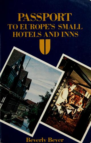 Passport to Europe's Small Hotels & Inns