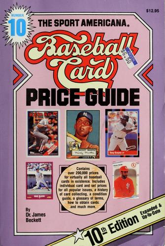 The Sport Americana Baseball Card Price Guide