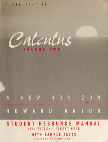 Student Resource Manual