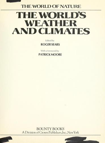 The World's Weather and Climates