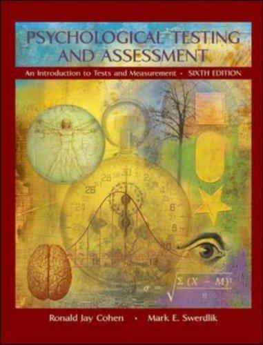 Psychological Testing and Assessment: An Introduction to Tests and Measurement