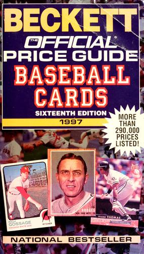 The Official 1997 Price Guide to Baseball Cards