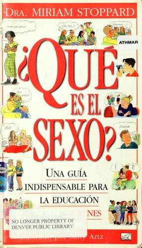 Qué es el sexo?