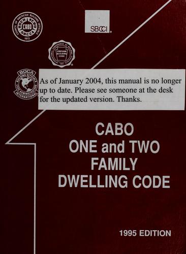 CABO One and Two Family Dwelling Code