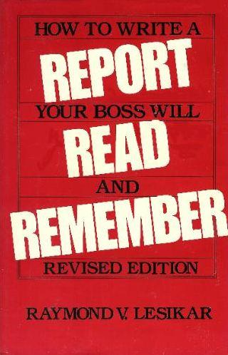 How To Write A Report