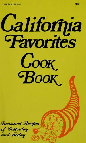 California favorites cook book