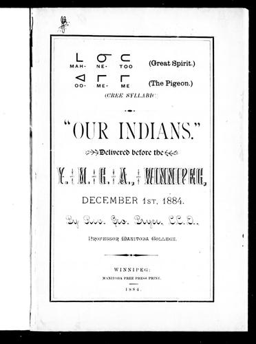 Our Indians