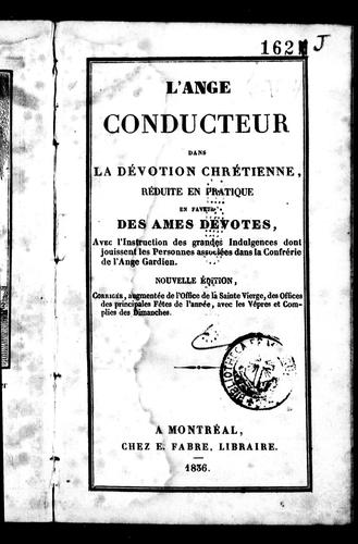 L'ange conducteur dans la dévotion chrétienne