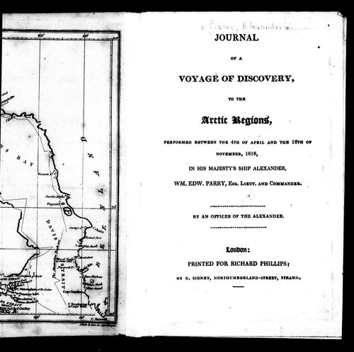 Journal of a Voyage of Discovery, to the Arctic Regions