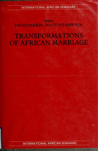 Transformations of African Marriage