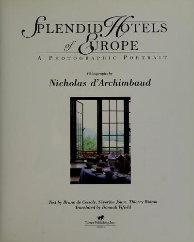 Splendid hotels of Europe