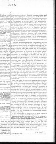 Grand Trunk & Great Western Railways of Canada