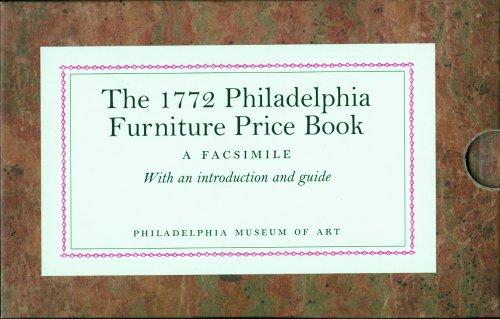 The 1772 Philadelphia Furniture Price Book