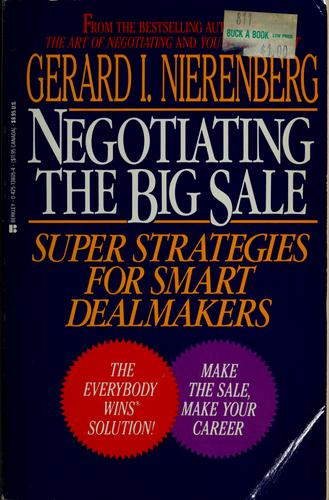 Negotiating the big sale
