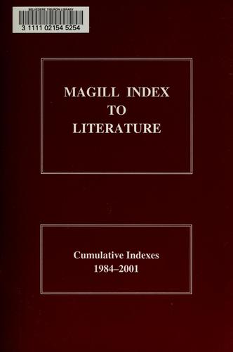 Magill index to literature