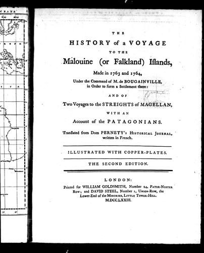 The History of a Voyage to the Malouine (or Falkland) Islands
