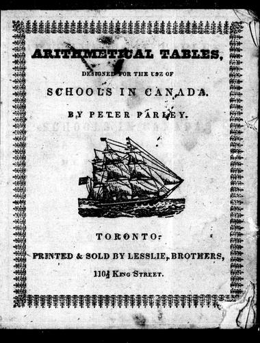 Arithmetical tables